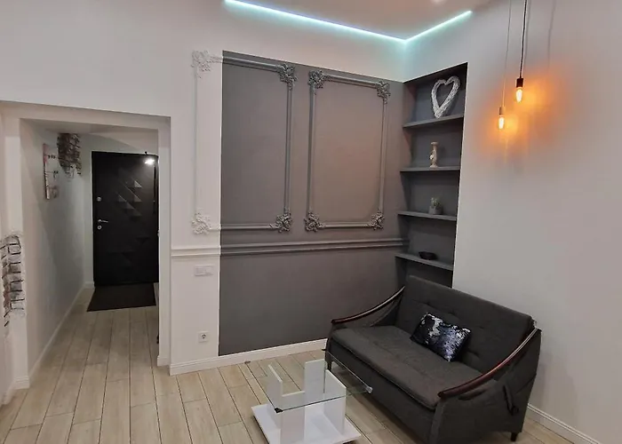 Apartament чорно -білий люкс в центрі світло 24на7