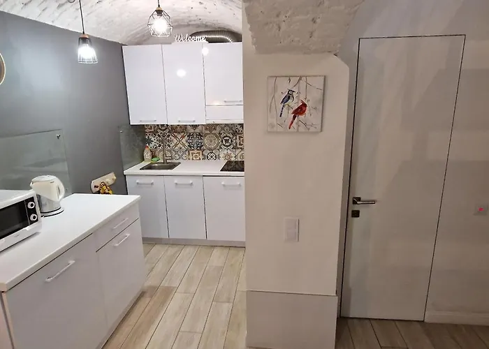 чорно -білий люкс в центрі світло 24на7 * Lwów